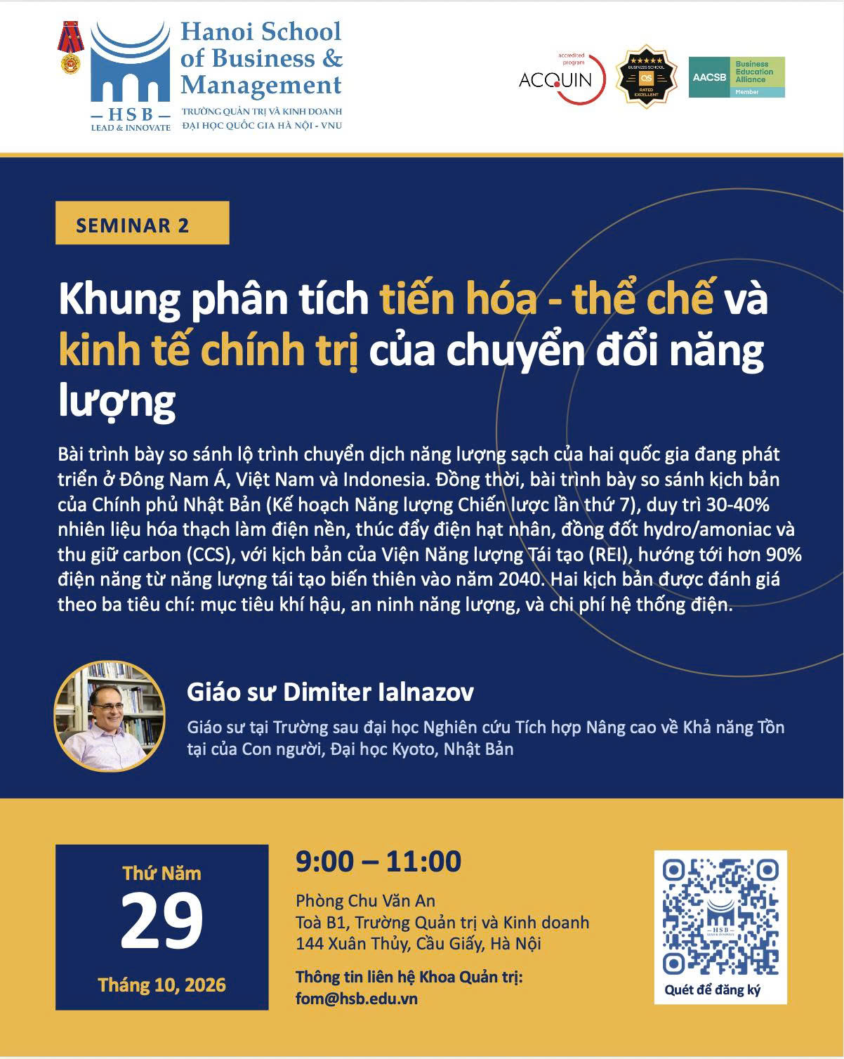 Academic engagement on energy transition and sustainable development at HSB