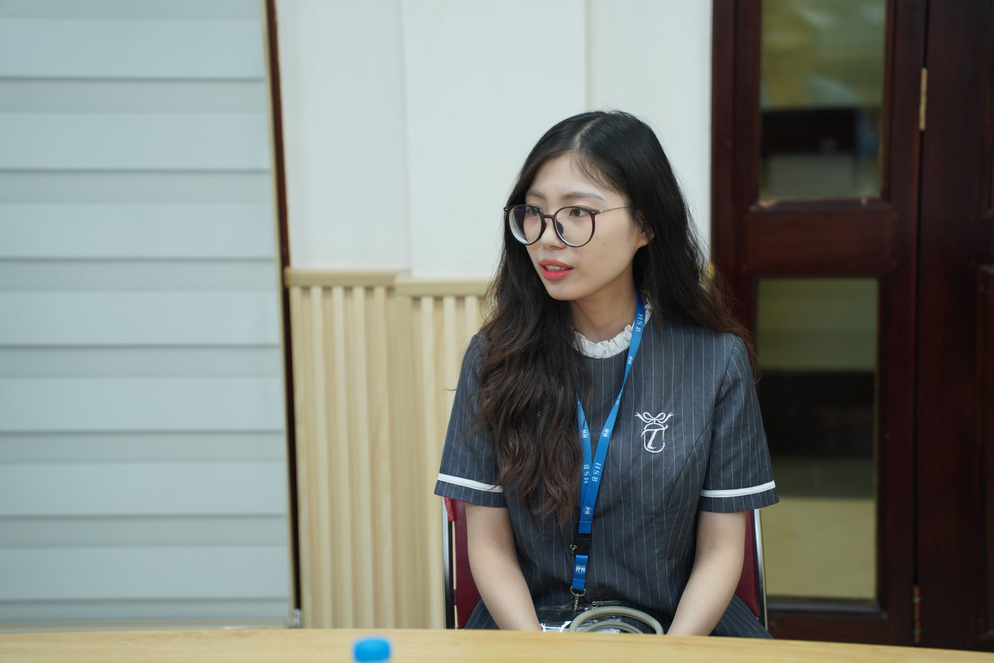 Applicants participating in master's admission interviews