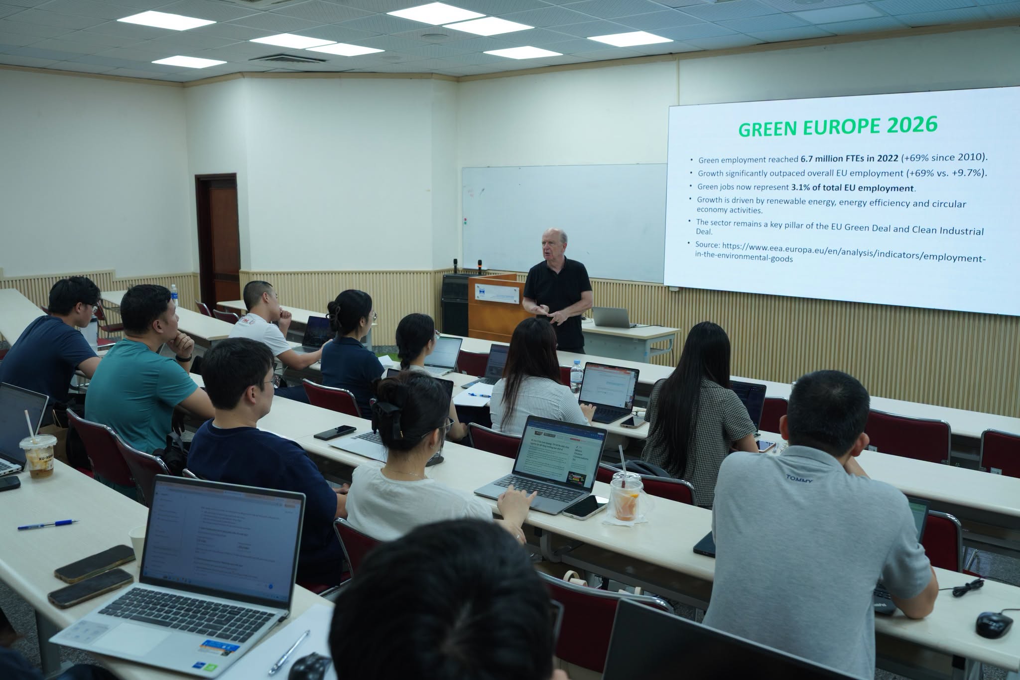 Academic session on sustainable human resource management for HSB-MBA students