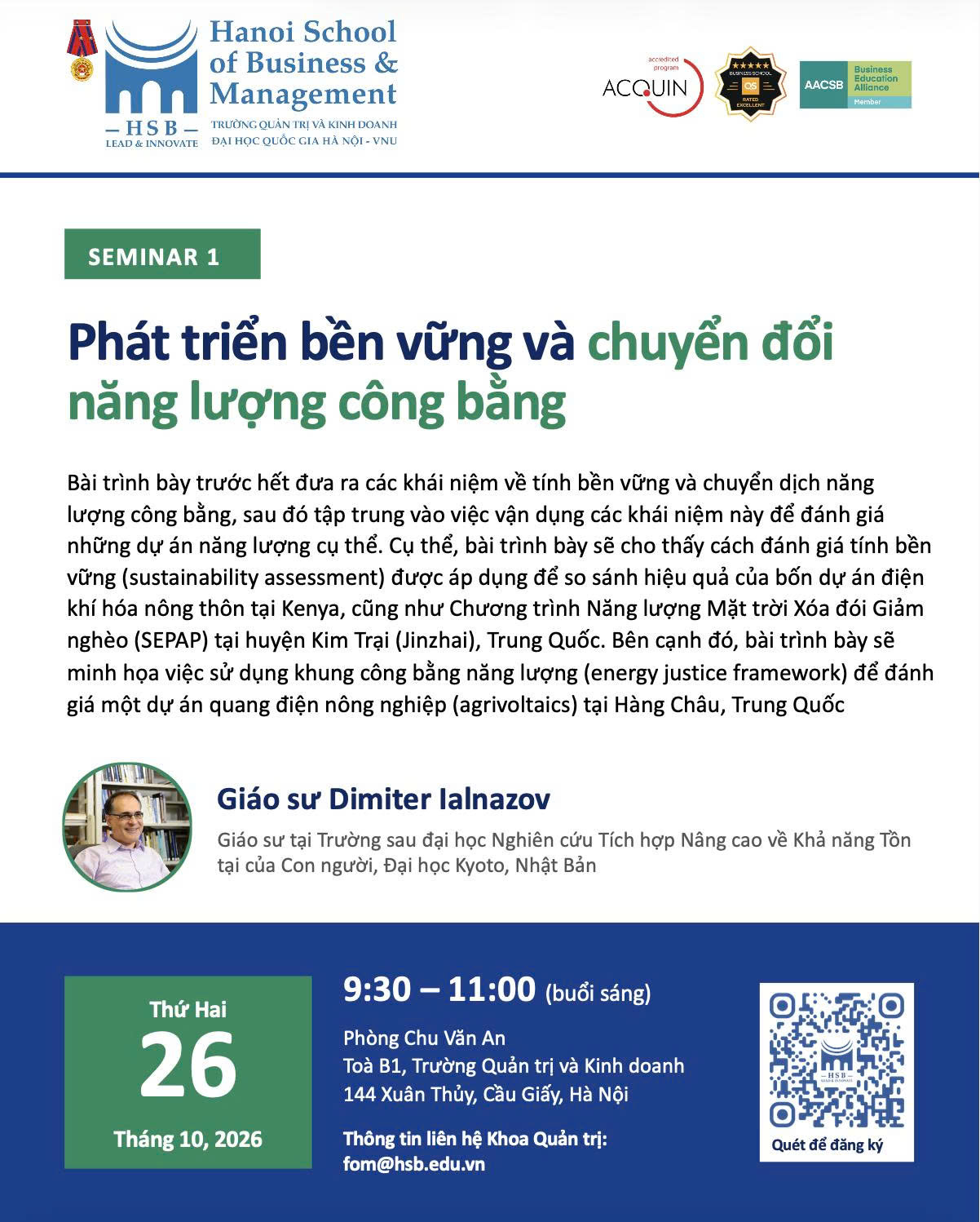 Academic seminars on energy transition featuring a professor from Kyoto University