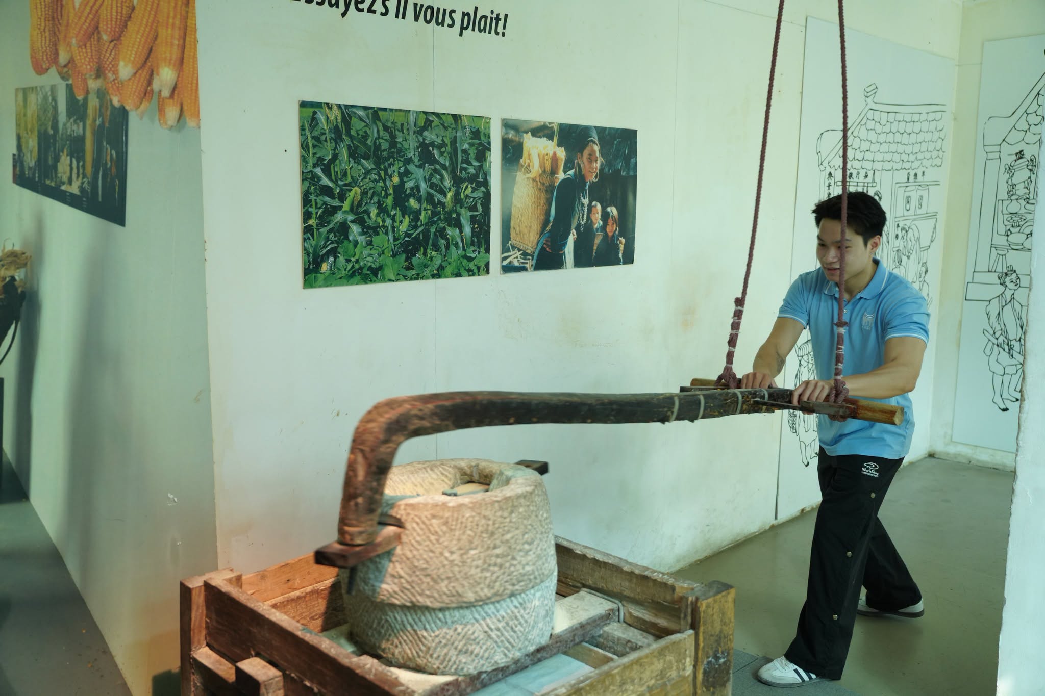 HSB students taking part in a cultural learning activity