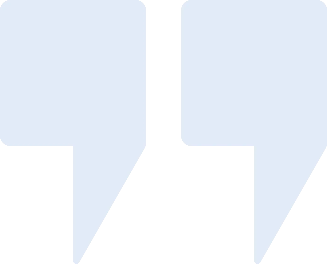 Decorative quotation mark