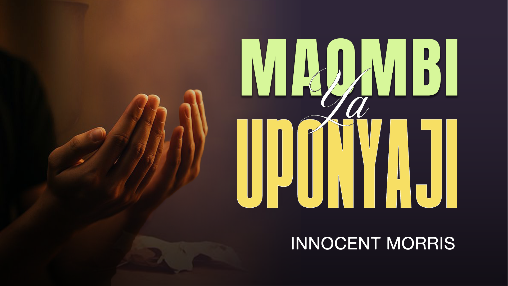 MAOMBI YA UPONYAJI