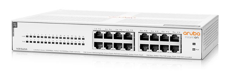 Aruba Instant On 1430 16G Class4 PoE 124W Switch