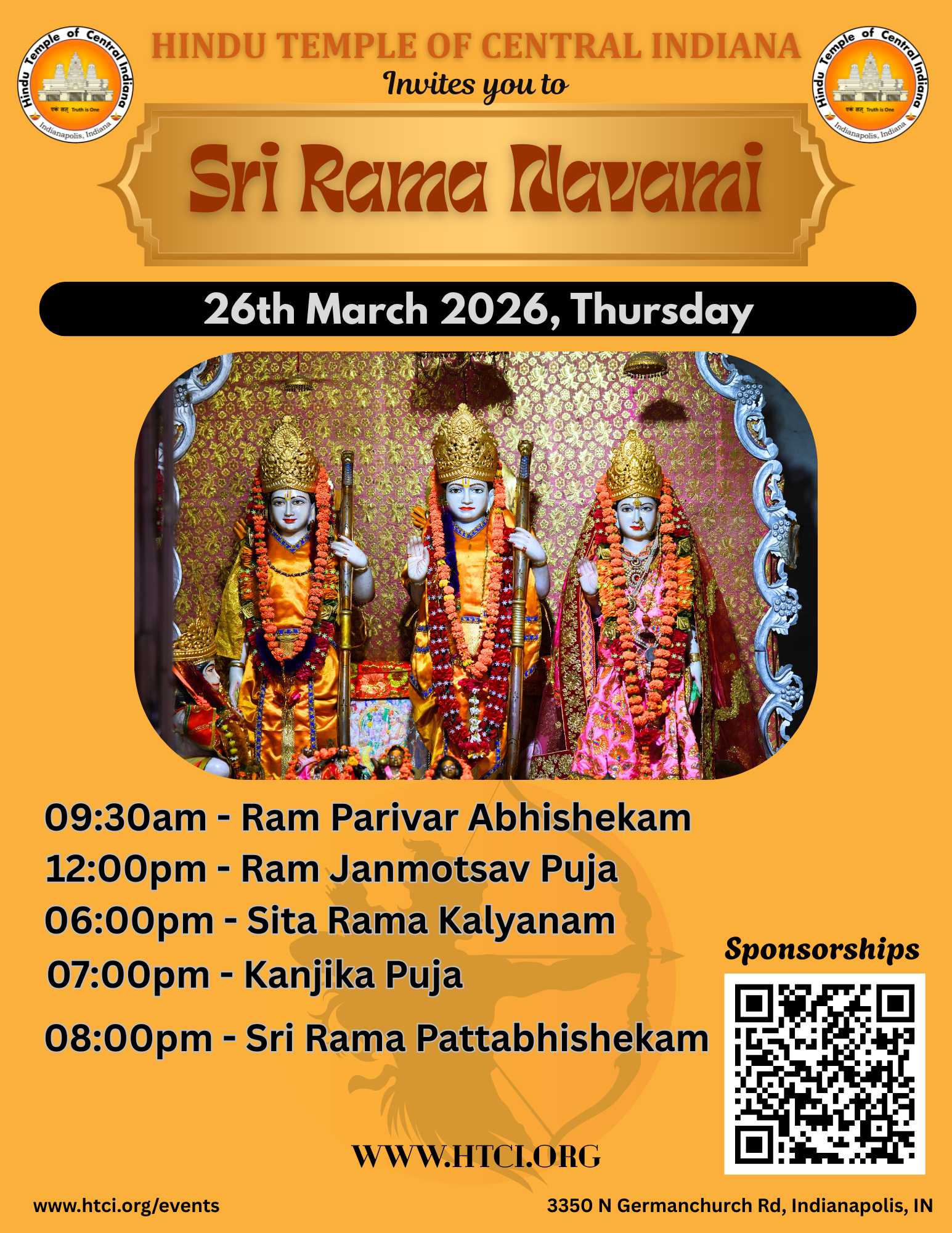 Upcoming Event: Sri Rama Navami