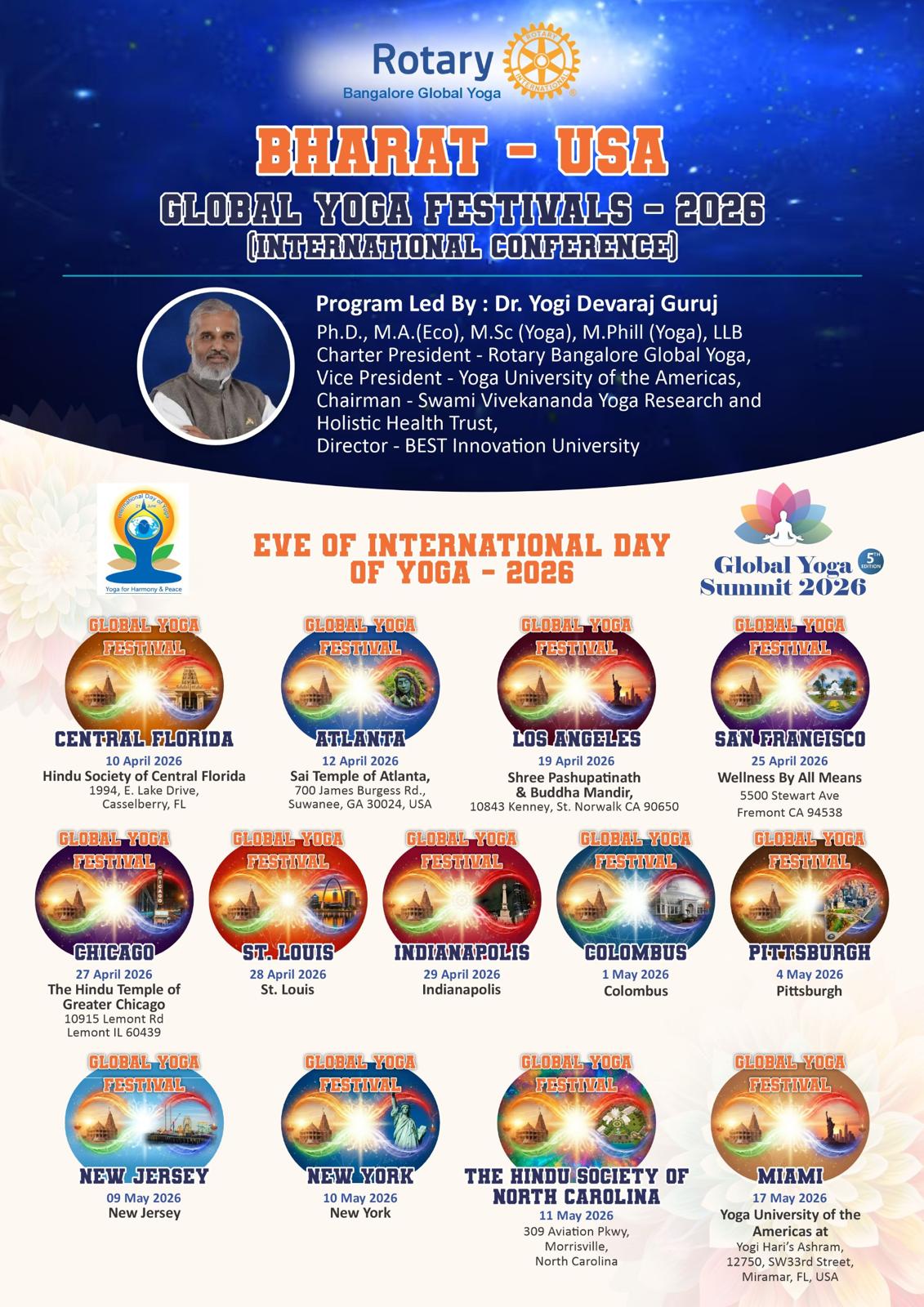 GLOBAL YOGA FESTIVAL