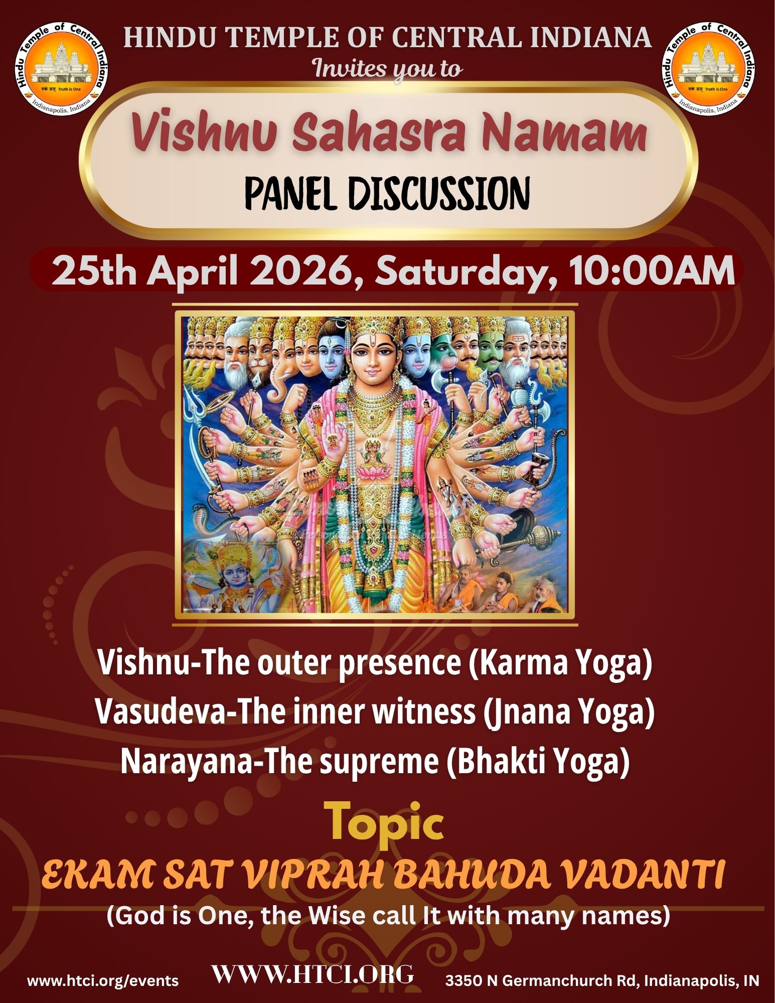 MAHA VISHNU SAHASRANAMAM (PANEL DISCUSSION)