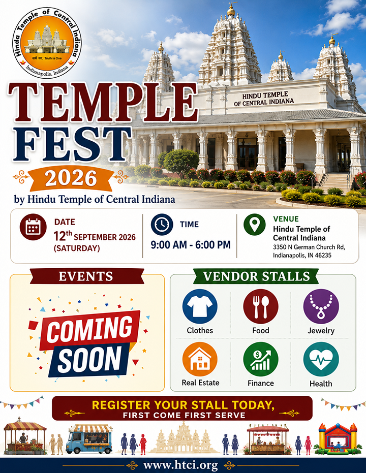 Upcoming Event: Temple Fest 2026