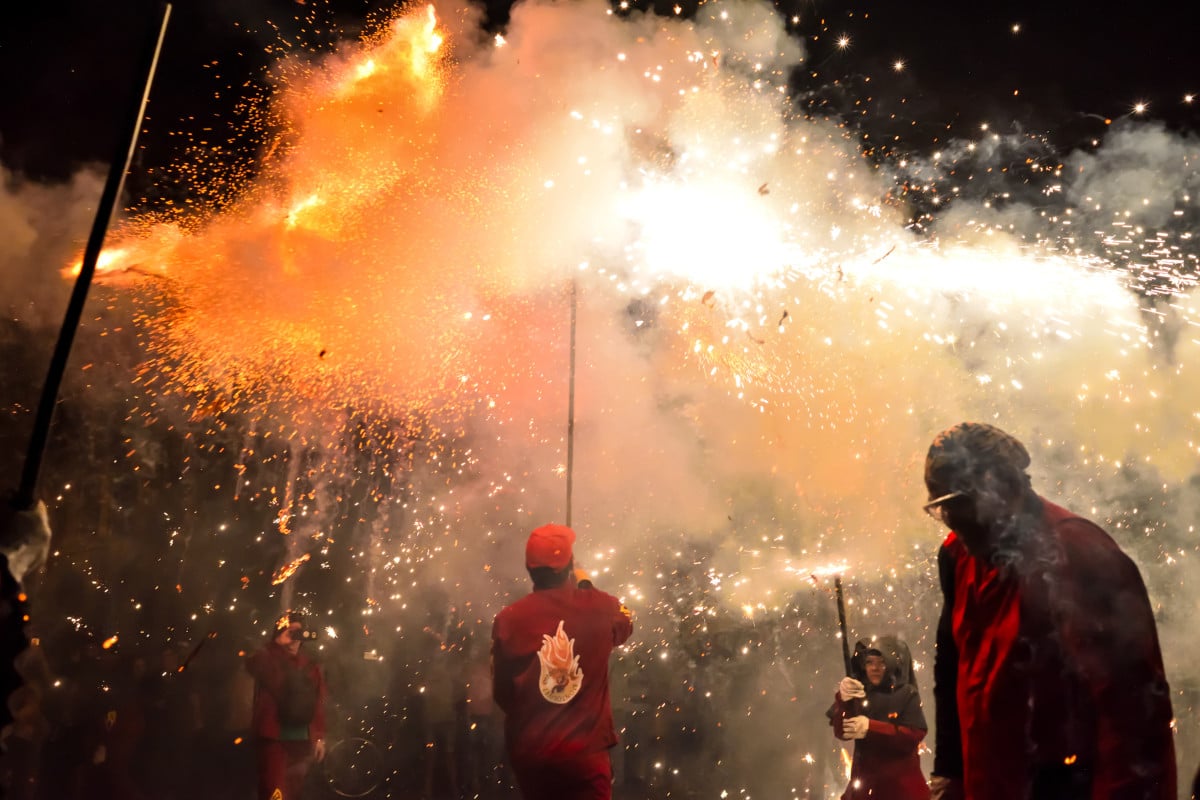 Correfoc y Nit d'Albaes en la Semana Cultural de Campanar