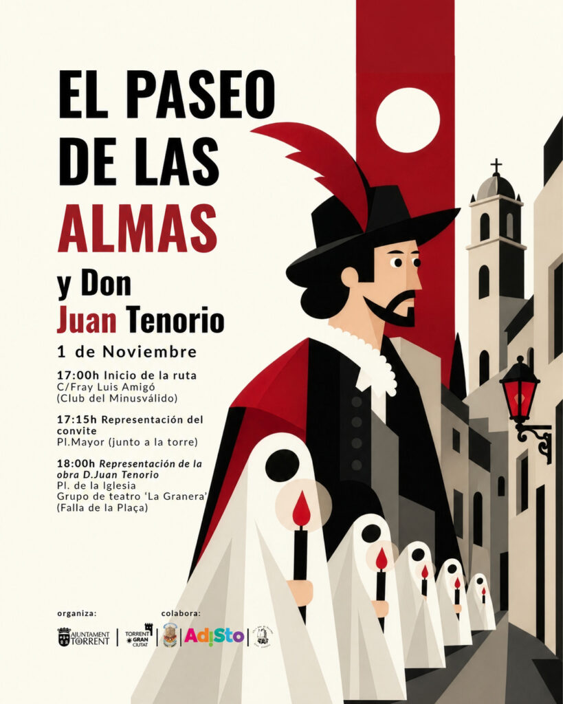 El paseo de las almas y el «Don Juan Tenorio» salen a la calle en Torrent