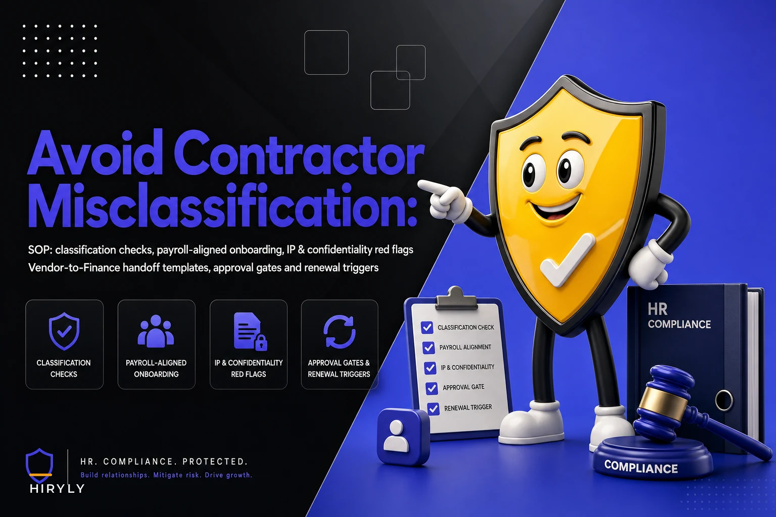 Avoid Contractor Misclassification and Payment Chaos: A Contingent Workforce Operations SOP for Compliance and IP Protection