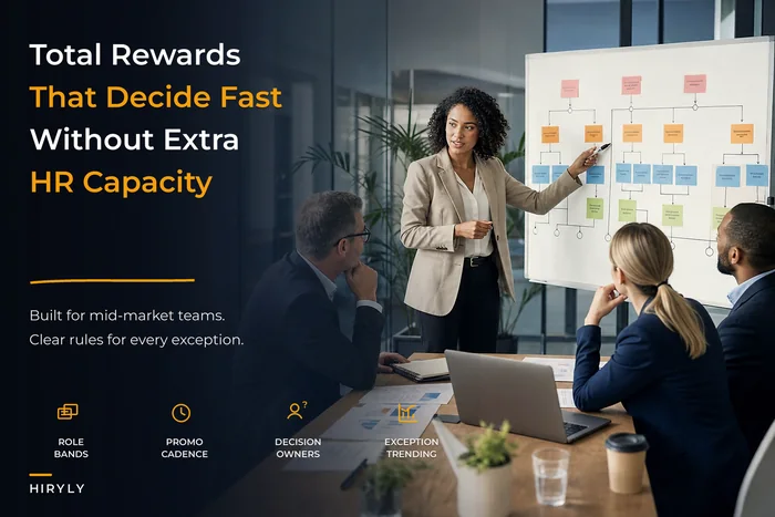 Mid-market total rewards operating blueprint: role-banding, promotion cadence and comp-exception approval workflows
