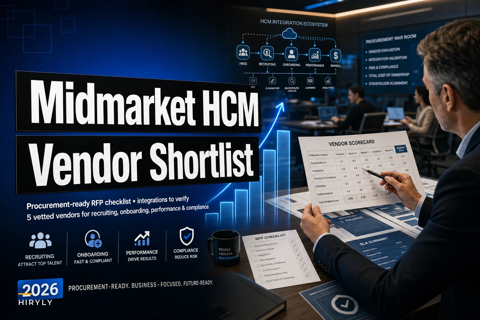 Procurement-ready shortlist: 5 mid-market HCM vendors for end-to-end recruiting, onboarding, performance and compliance
