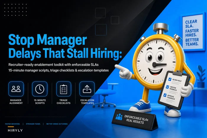 Stop manager delays that stall hiring: a recruiter-ready hiring manager enablement toolkit with SLAs and 15-minute scripts