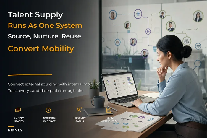 Talent-supply orchestration to unify sourcing and internal mobility