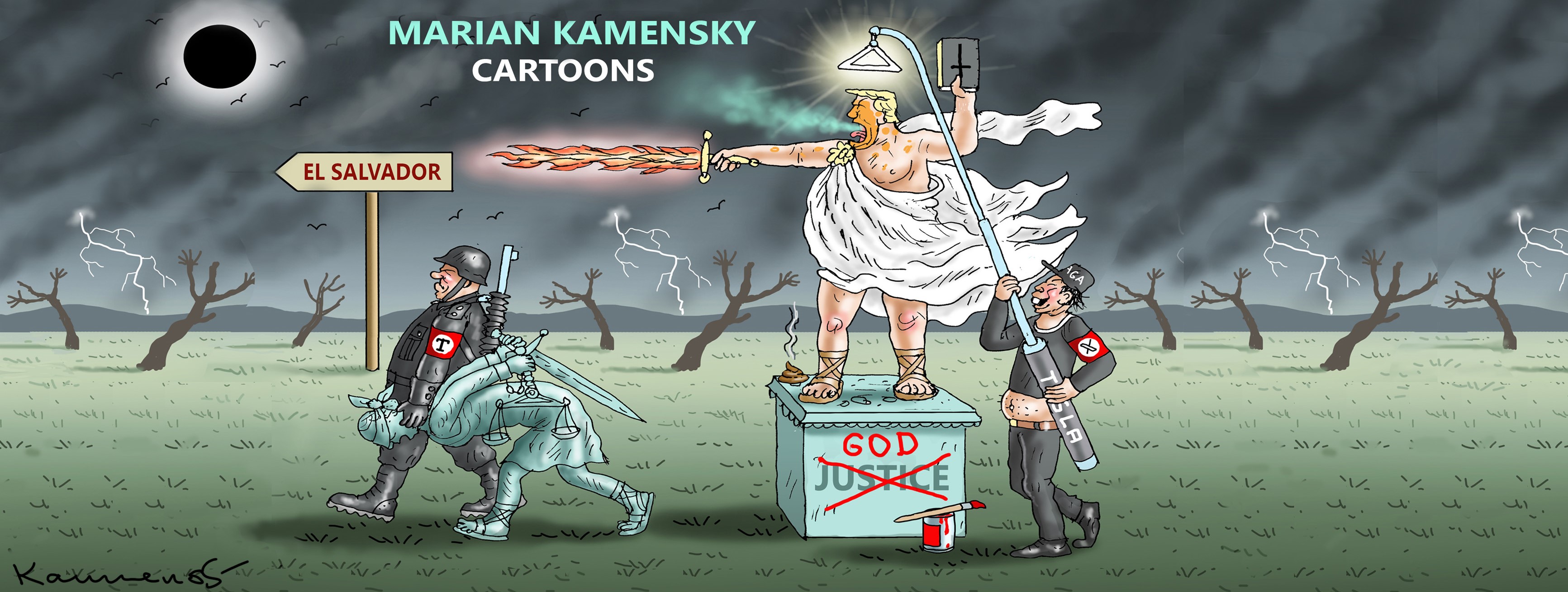 Marian Kamensky Cartoon