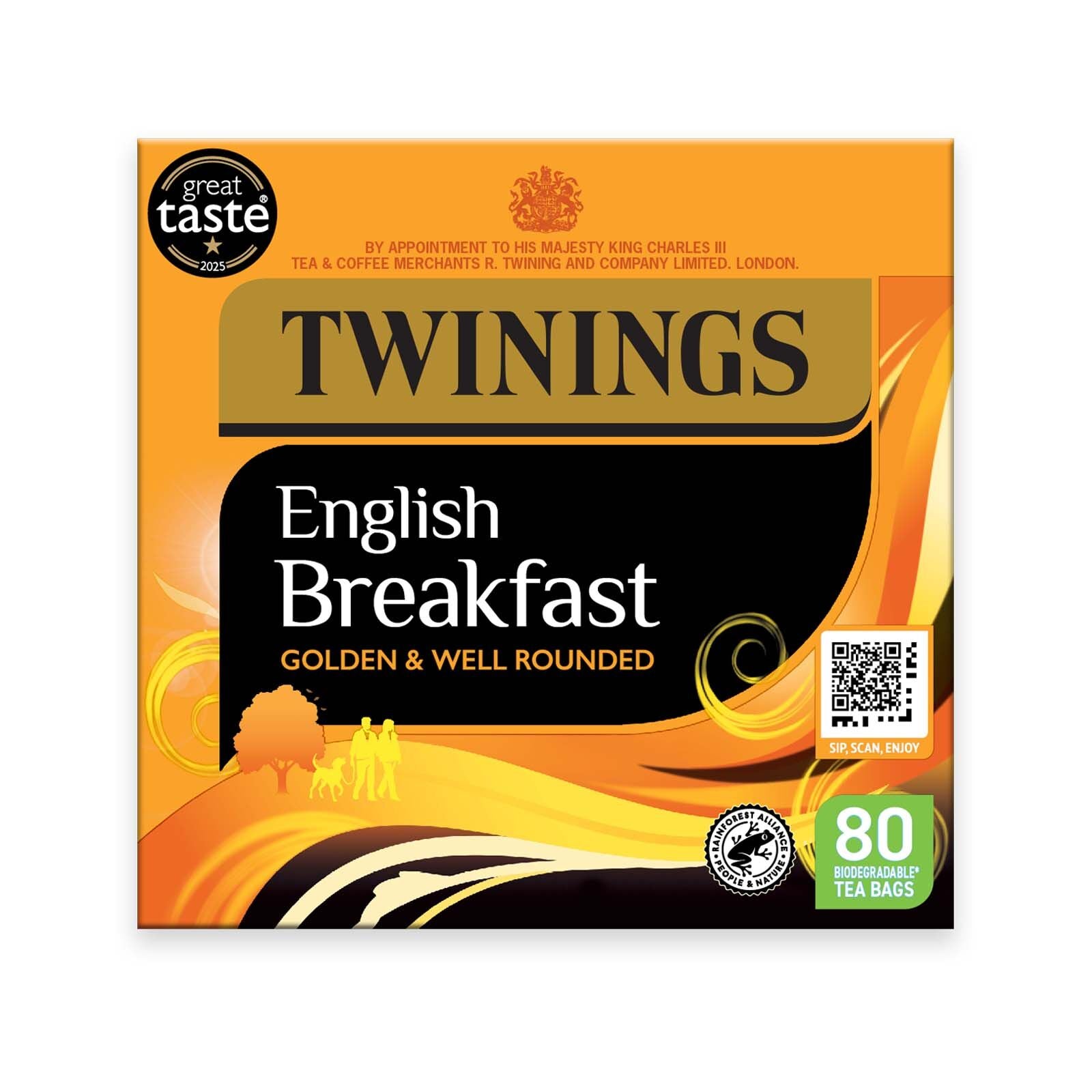 Twinings English Breakfast 80 Teabags 200g