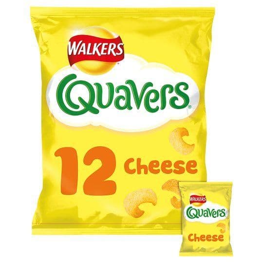 Walkers Quavers Cheese Snacks 12 X 16g