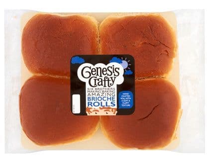 Genesis Crafty Brioche Rolls 4 Pack
