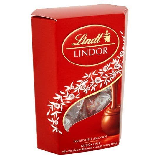 Lindt Lindor Milk Chocolate Truffles Carton