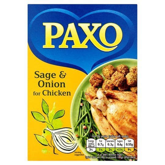 Paxo Sage & Onion Stuffing Mix 170g