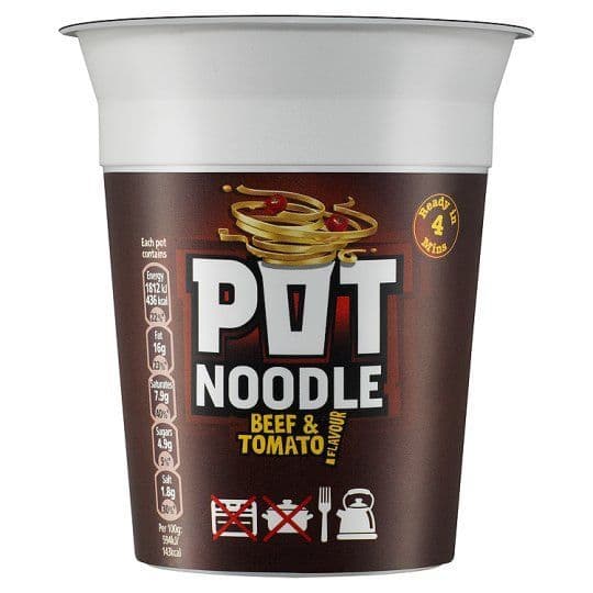 Pot Noodle Beef & Tomato 90g