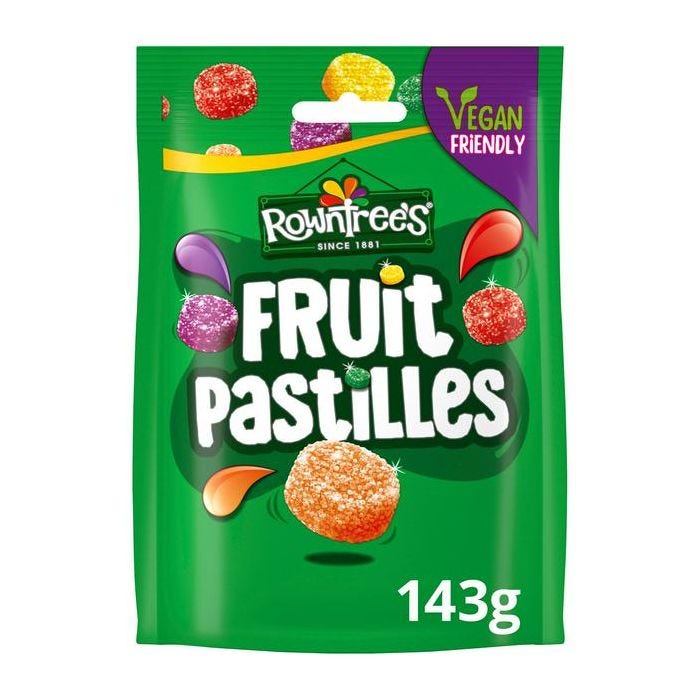 Rowntrees Fruit Pastilles Pouch Bag 143g