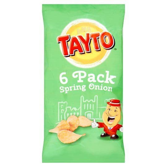 Tayto Crisps 6 x 25g Spring Onion