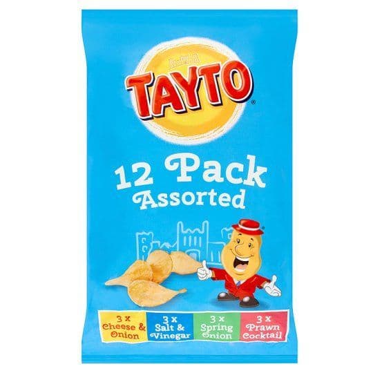 Tayto Assorted Crisps 12 x 25g