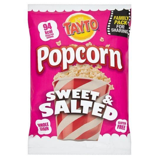 Tayto Sweet & Salted Popcorn 100g