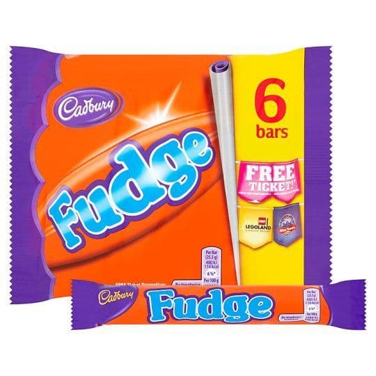 Cadbury Fudge x 6 Pack