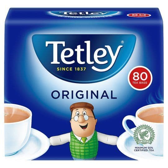 Tetley Tea Softpack 80 Tea Bags 250g