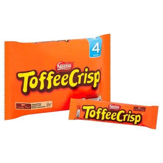 Nestle Toffee Crisp x4