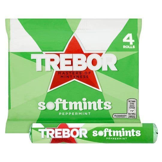 Trebor Softmints Peppermint Mints 4 Pack