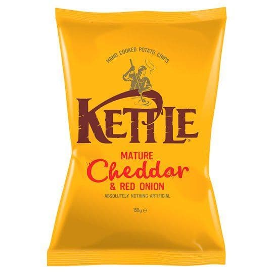 Kettle Chips Mature Cheddar & Red Onion 150g