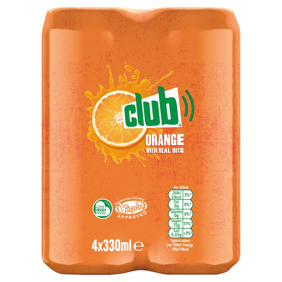 Club Orange 4x330ml