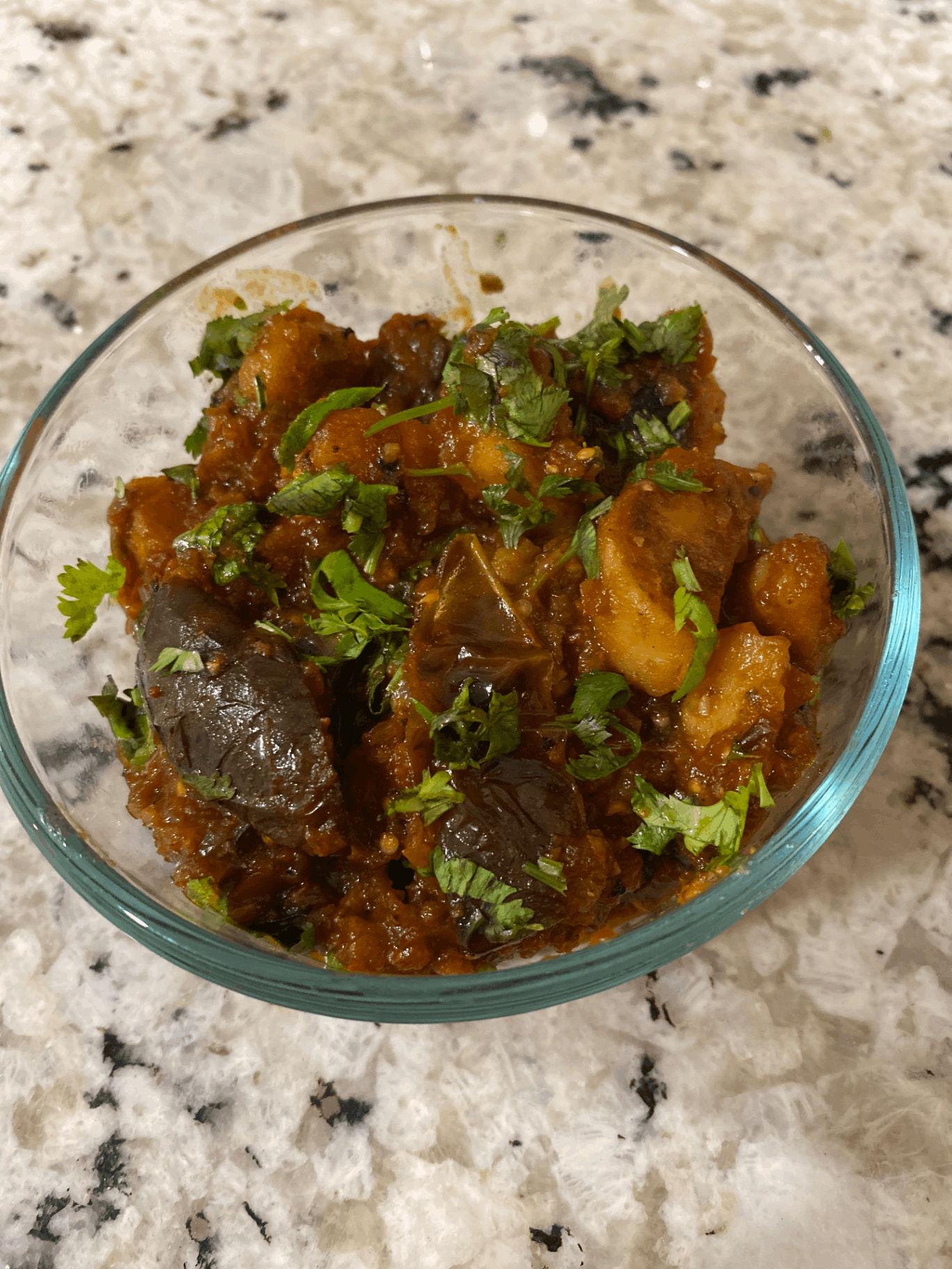 Aloo Baingan Sabzi (Potato and Brinjal Sabzi)