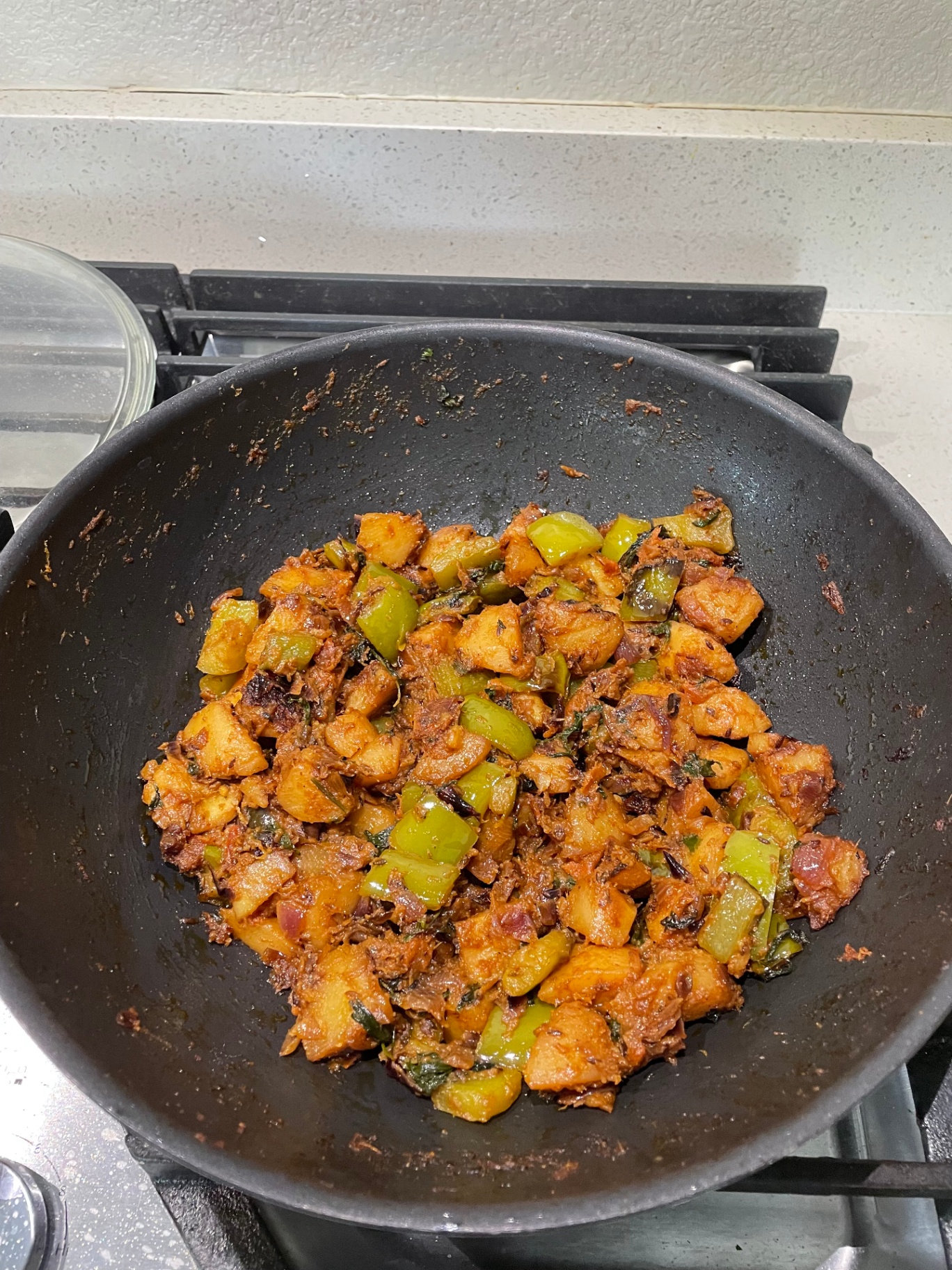 Aloo Shimla Mirch Sabzi