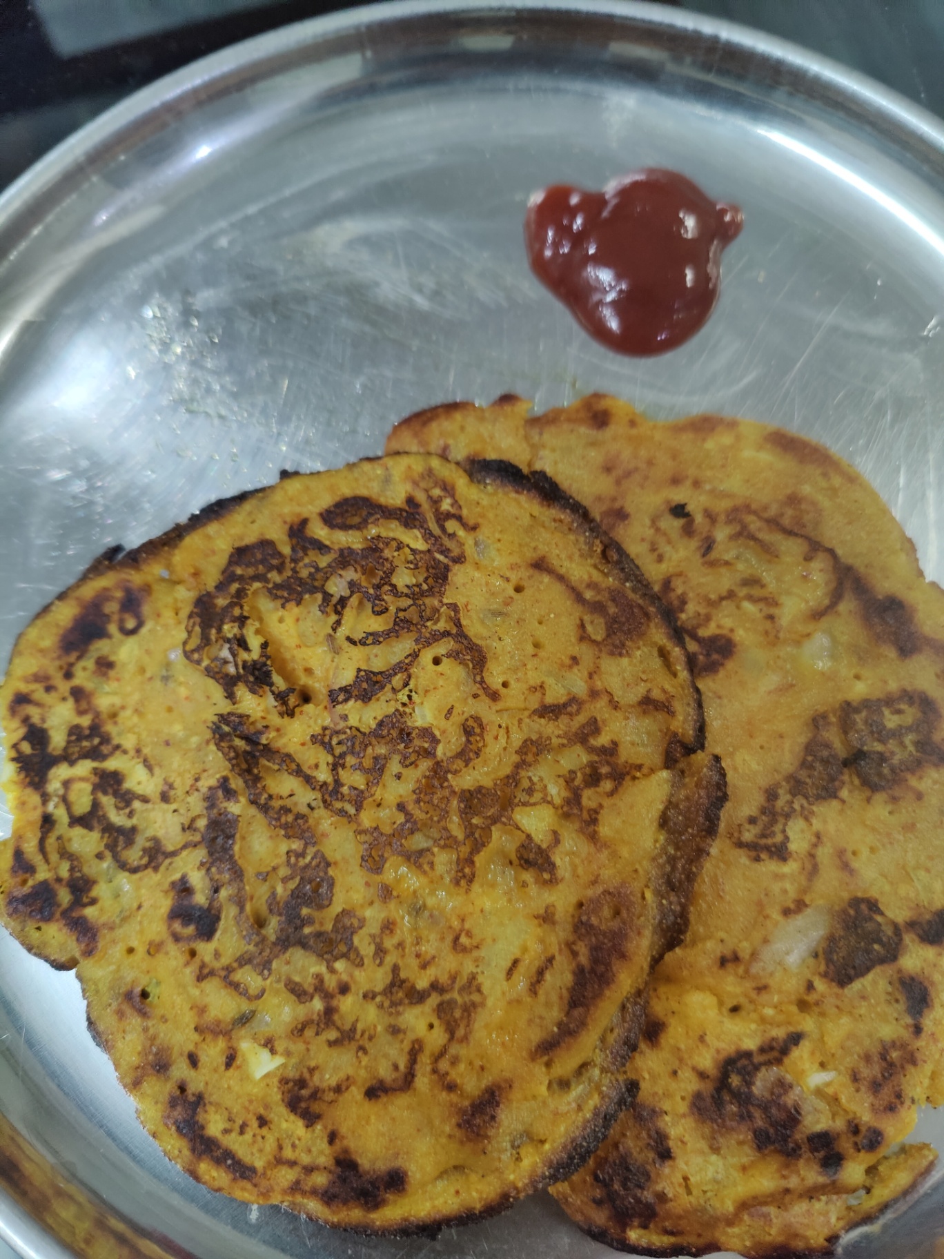 Besan Sooji Chilla 