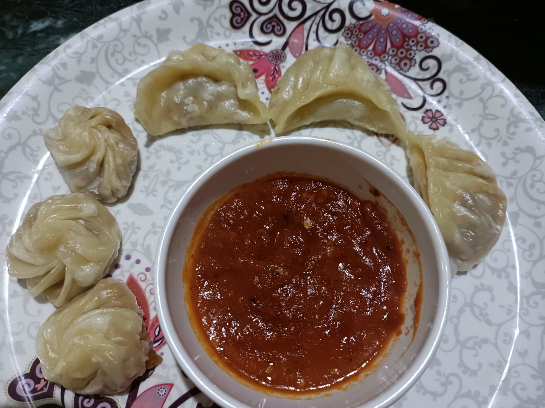Chicken Steam Momos/Dumplings