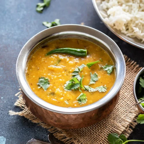 Dal Fry - Indian lentil soup that pairs well with rice or bread.