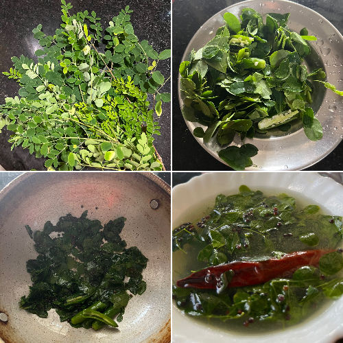 Drumstick leaves side dish/Muringha ila thaalipp