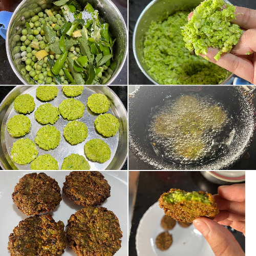 Green peas vada/kadala vada