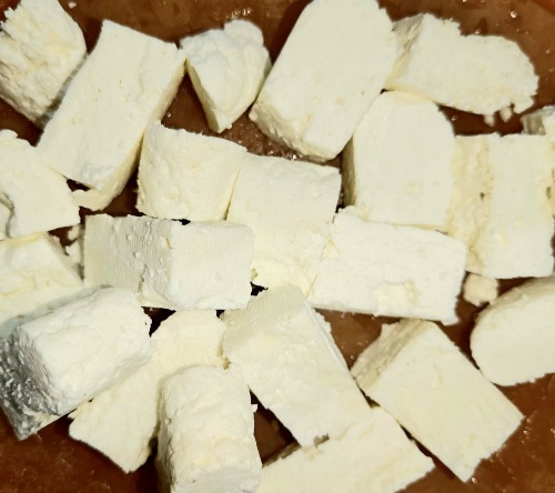 Home made paneer(cottage cheese)