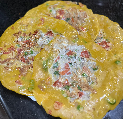 Egg Dosa/Mutta Appam