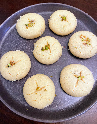 Nankhatai Recipe | Eggless butter cookies