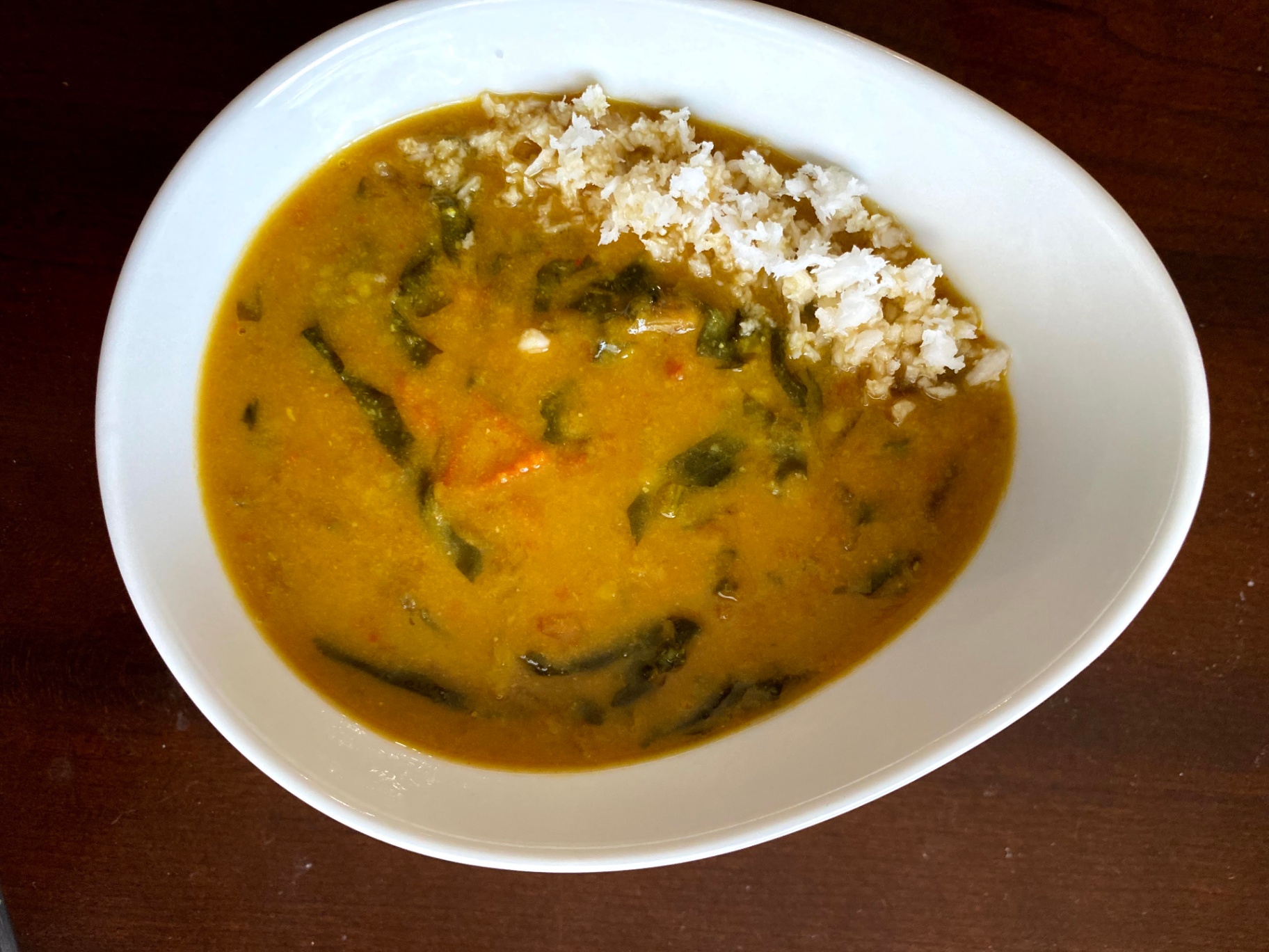 Palak Dal with Coconut