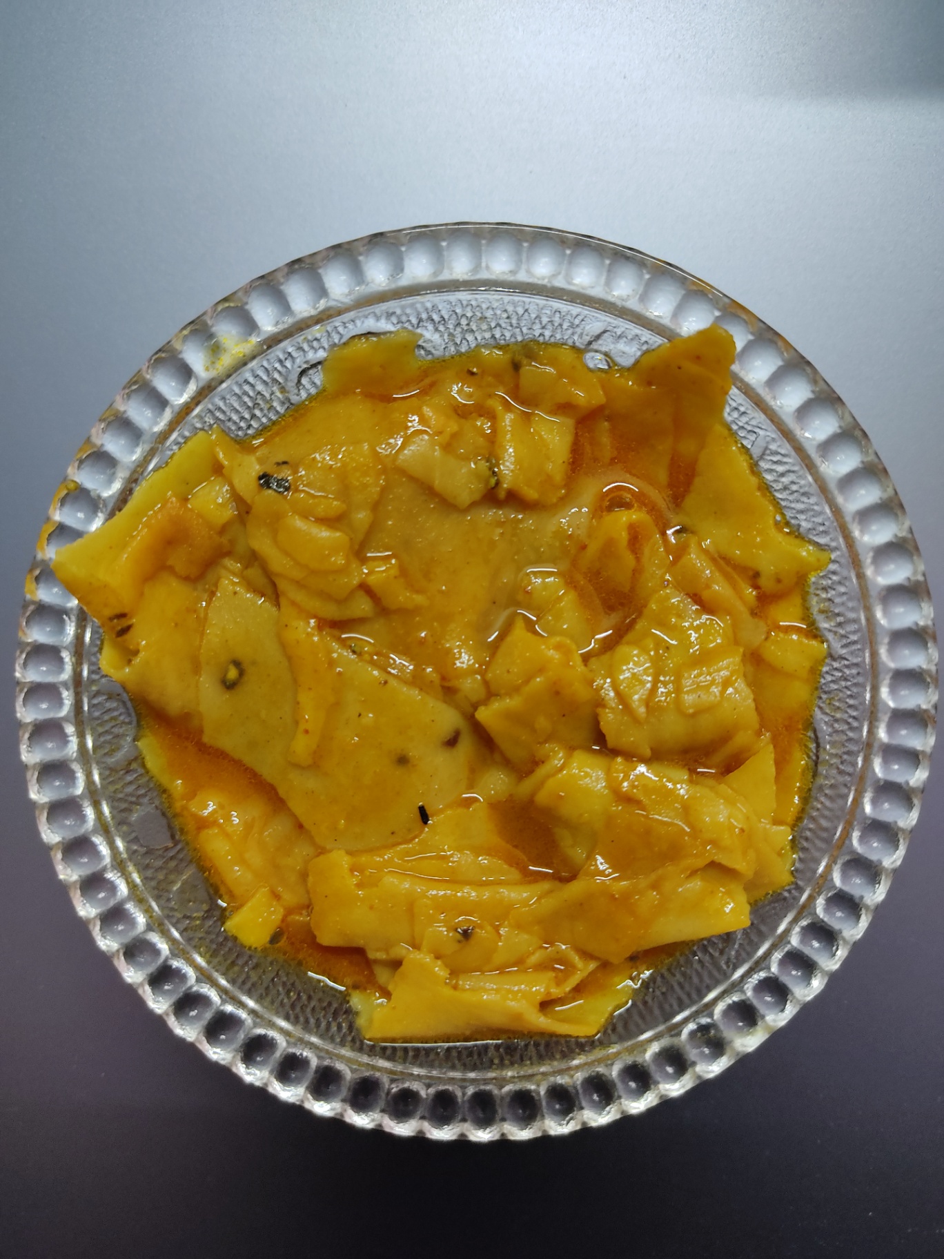 Papad ki sabzi (Papad curry)