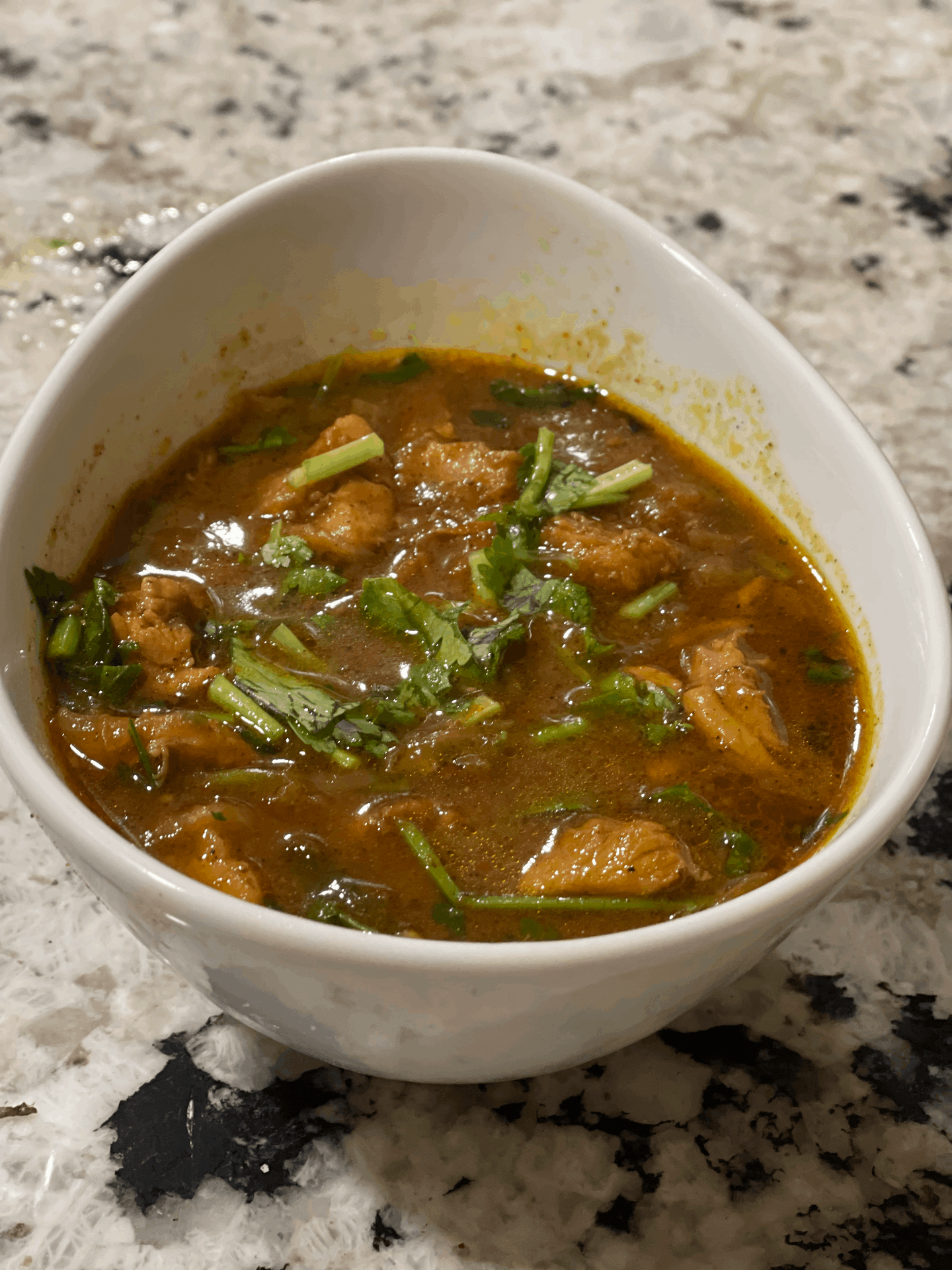 Pepper chicken curry (Instant pot)