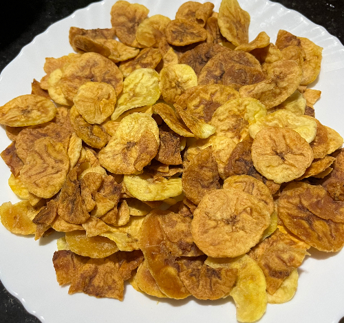 Raw banana fry/kaaya varuthadh(upperi)